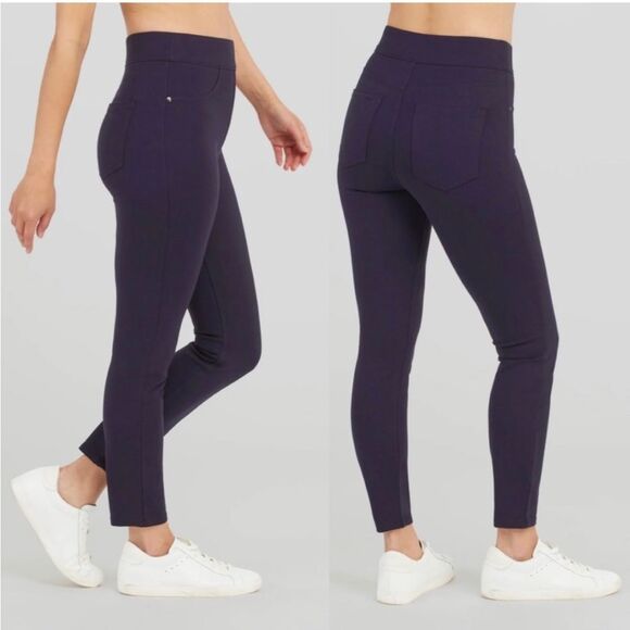 SPANX Women's Navy Blue The Perfect Pant Ankle 4-Pocket Size Medium 20202R - Picture 11 of 16